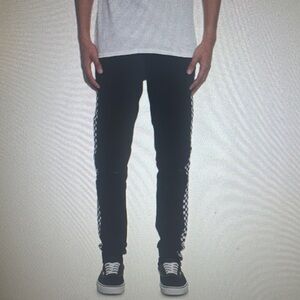 DNM Collection Denim Jeans Men’s Black/White Checkerboard Sides Jeans Size 36